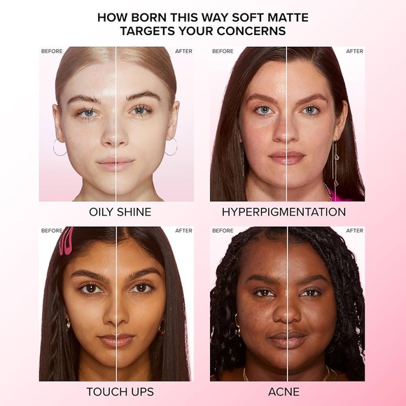 Born This Way Soft Matte Foundation, 1.01 fl oz - Picture 4 of 7